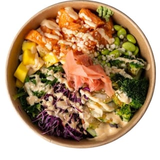 Spicy Salmon Poke Bowl
